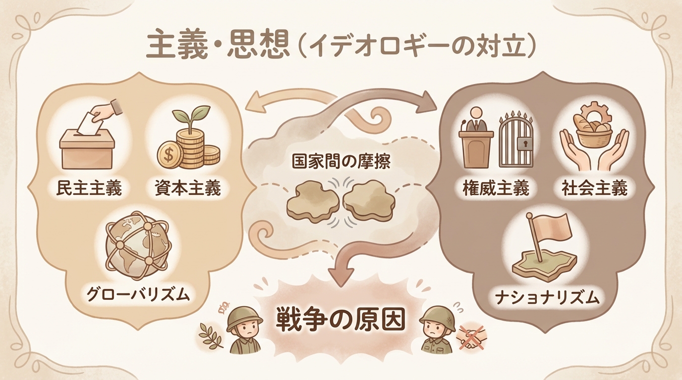 主義・思想（イデオロギーの対立）