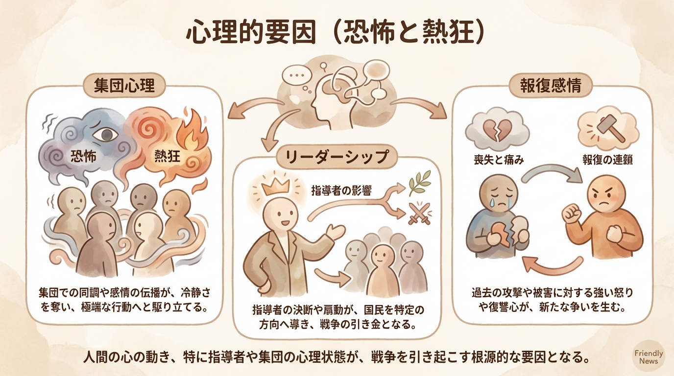 心理的要因（恐怖と熱狂）