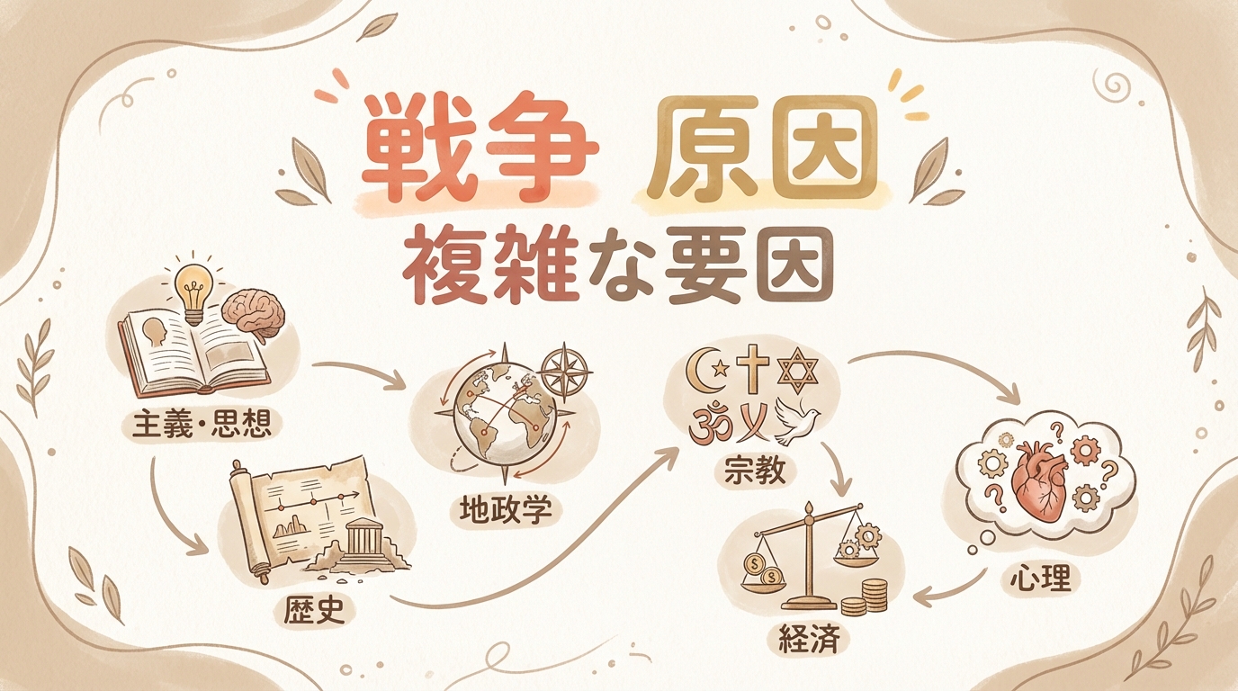 なぜ戦争が起きるのか｜原因・理由を解説